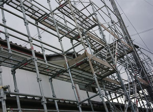 住宅足場組立・リースの事例2